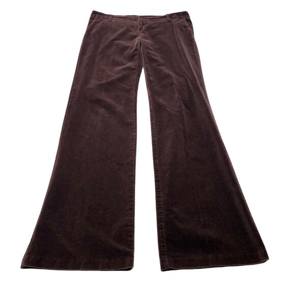 INC International Concepts Burgundy Velveteen Pants Flattering Trouser Cut - Picture 16 of 16